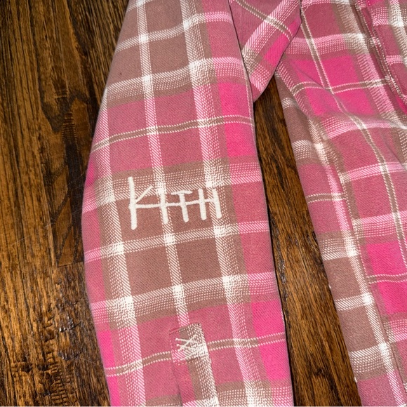 Kith x Ksubi Kace Faded Plaid Zip Over-Shirt Jacket Size Medium - Picture 7 of 9